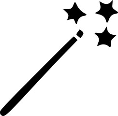 magic wand icon vector symbol design illustration