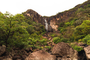 Aerial View of The Chorros of Ola Waterfall in Panama
