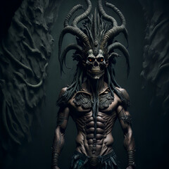 Mayan Warrior God fantasy