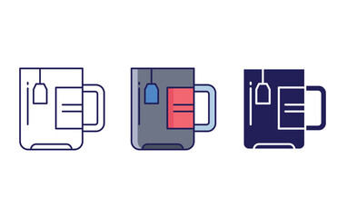 Fototapeta premium Tea vector icon