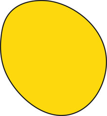 Modern creative abstract blob shape elements vector illustration. Creativity organic black blobs, blotch, inkblot and pebble, simple liquid amorphous Vector.