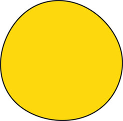 Modern creative abstract blob shape elements vector illustration. Creativity organic black blobs, blotch, inkblot and pebble, simple liquid amorphous Vector.