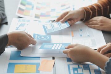 ux Graphic designer creative sketch planning application process development prototype wireframe...
