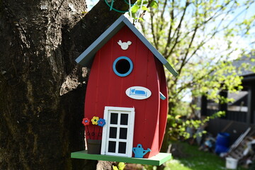 bird house in the garden