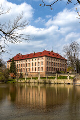 Fototapeta na wymiar Libochovice Palace in Czech Republic
