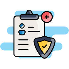 Insurance icon Stock illustration.