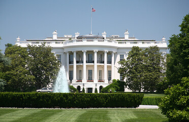 White House Close Up - Washington D.C. - obrazy, fototapety, plakaty