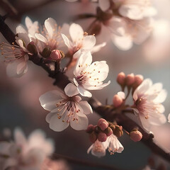 Fototapeta na wymiar sakura, sakura blossoms, pink flower, spring, freshness, tenderness