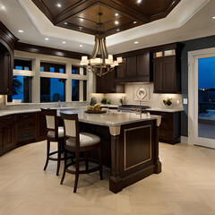 modern kitchen interior