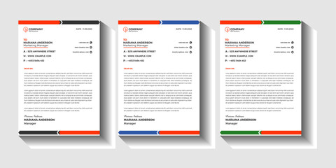 Creative Modern Business Letterhead Template Design,
Simple And Clean Print Ready Design.