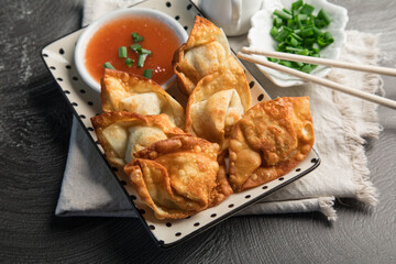 Wonton wantan chinese dim sum food dumpling street food