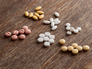 Fototapeta na wymiar Medical Pills Medicines, Pharmaceutical concept