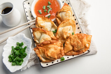 Wonton wantan chinese dim sum food dumpling street food