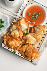 Wonton wantan chinese dim sum food dumpling street food