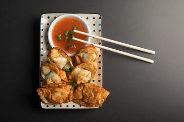 Wonton wantan chinese dim sum food dumpling street food