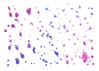 splashes, splatters on transparent background, png file