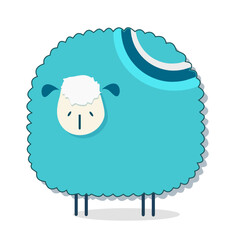 Logo mouton bleu