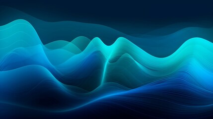 blue background abstract image, in the style of gradient color blends. generative AI