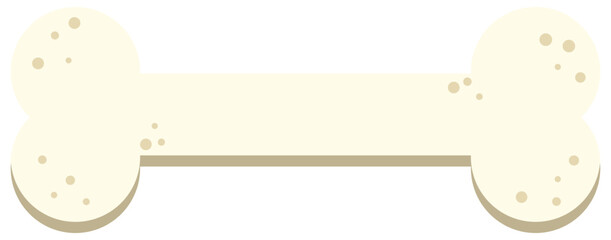 dog bone icon. Vector illustration.