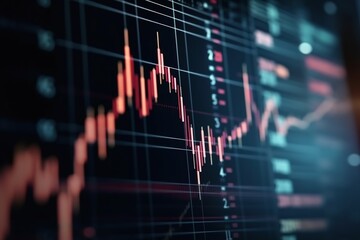 Creative forex chart backround with lines
