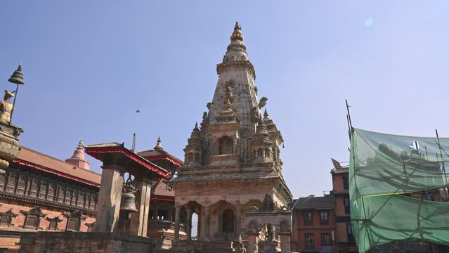 Hindu temple of Vatsala Devi (Durga) in Bhaktapur Durbar Square, Kathmandu Valley, Nepal