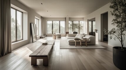Obraz premium The Art of Luxury Living Room Design with the Help of Generative AI