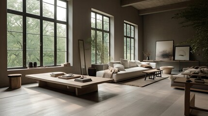 Naklejka na ściany i meble The Art of Luxury Living Room Design with the Help of Generative AI