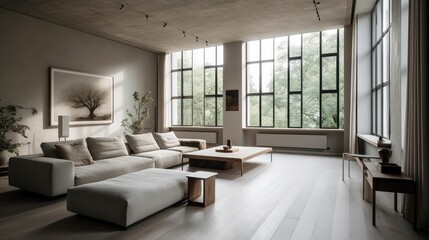 Fototapeta na wymiar The Art of Luxury Living Room Design with the Help of Generative AI