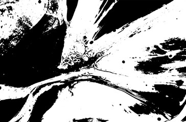 Rustic splash vector texture. Abstract background. Weathered surface and shape. Dirty and damaged backdrop. Vector graphic illustration with transparent white. EPS10.