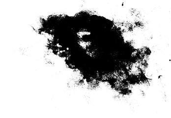 Rustic splash vector texture. Abstract background. Weathered surface and shape. Dirty and damaged backdrop. Vector graphic illustration with transparent white. EPS10.