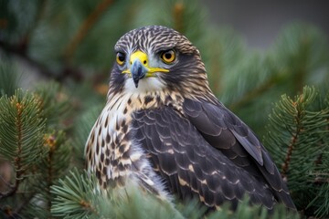 Falcon close up