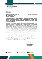 Fototapeta premium Luxury business letterhead template