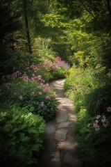 Enchanting Garden Pathway | AI Generated