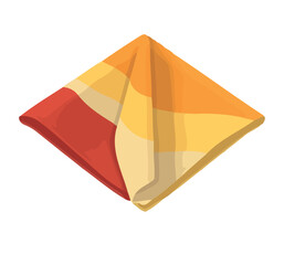 elegant and colorful napkin