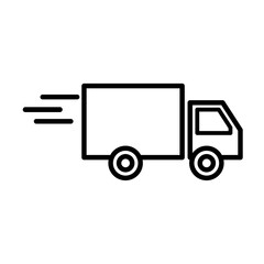 truck icon, delivery fast shipping icon