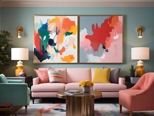 modern living room (Generative AI)