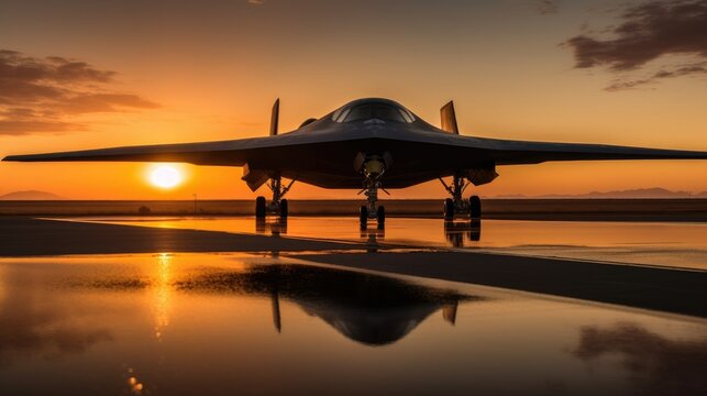 Northrop B-2 Spirit stealth bomber jet