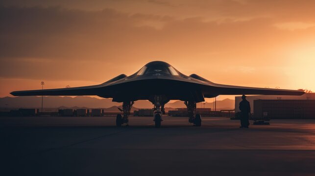 Northrop B-2 Spirit stealth bomber jet