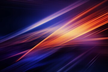 Purple and Blue Abstract Background with Lines, Inspired by Dark Skies and Light Orange, Generative AI