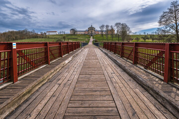 Fototapeta premium The Hospital Kuks is a baroque building complex in the municipality of Kuks in Okres Trutnov, Czech Republic
