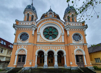 Status Quo Ante Synagogue from Targu Mures - Romania. It is a Jewish place of worship built during...