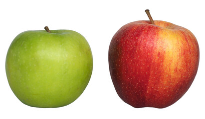 red and green apple transparent PNG