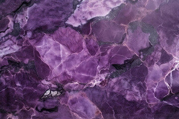 The marble texture in violet colors. Luxurious design. Generative AI
