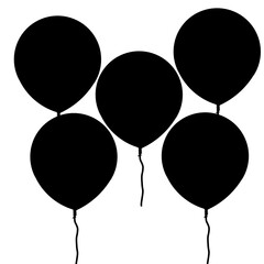 balloon silhouette