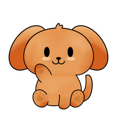 Puppy dog cute brown 