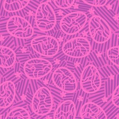 Easter eggs seamless spring pattern for kids clothes print and notebooks and wrapping paper and fabrics