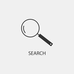 Search vector icon illustration sign