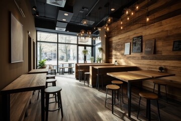 An Empty Restaurant Interior