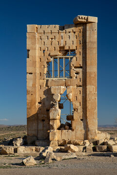 Achaemenid Tomb of Cambyses I King, Pasargadae, Iran