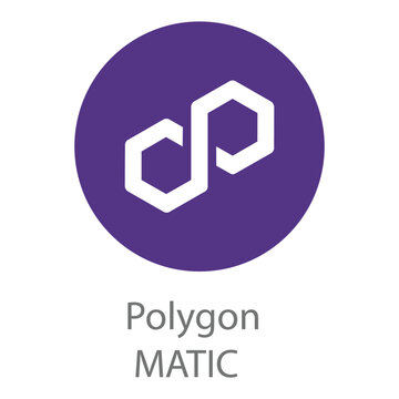 Rivne, Ukraine - April 27, 2023. Crypto coins Logo Set in Market. Trending cryptocurrency. Digital cryptocurrency, DeFi, token icons. Bitcoin, Polygon Matic